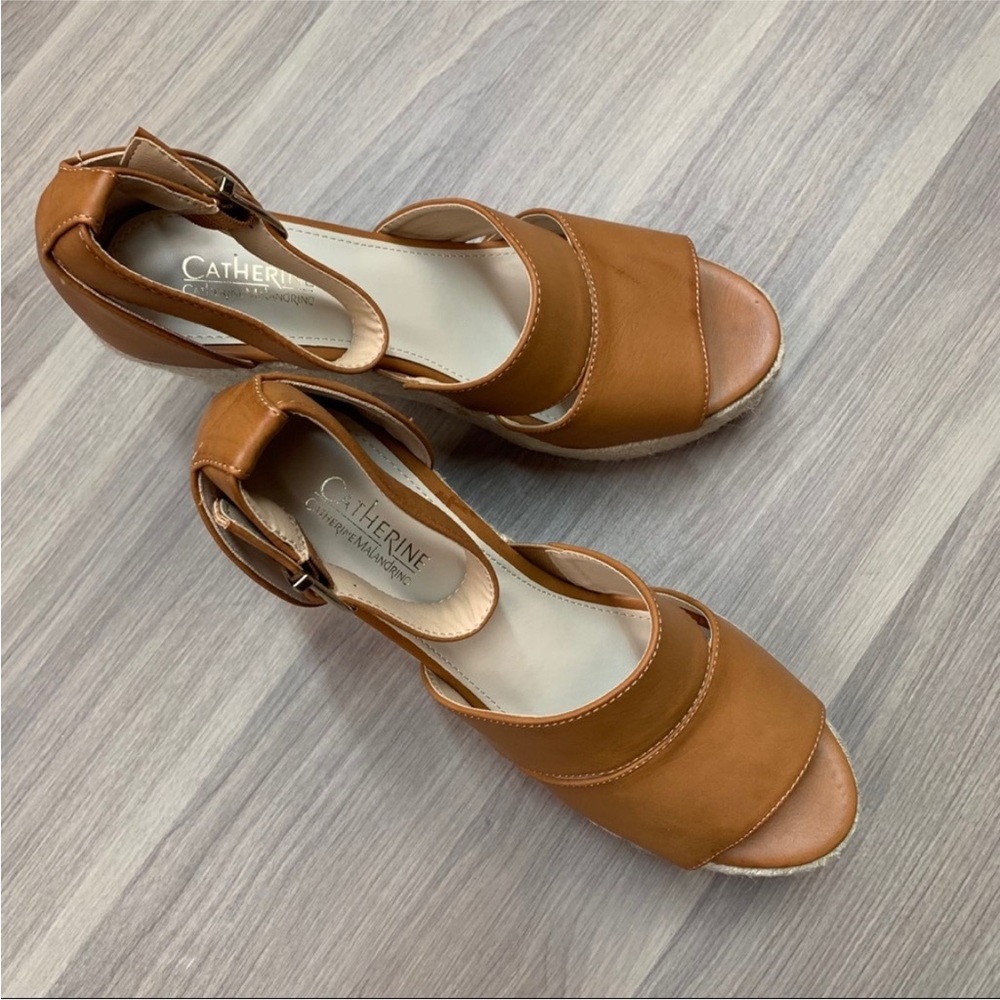 NIB Catherine Malandrino Andiee Espadrille Wedge 8.5 - Picture 2 of 8